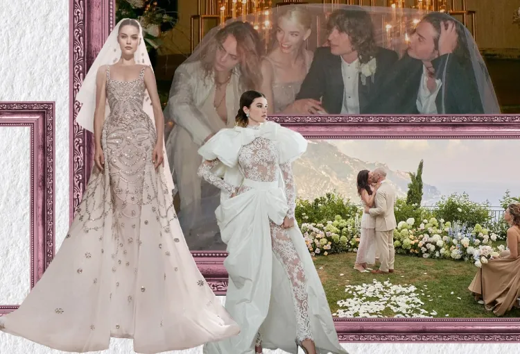 Amor, Glamour y Tendencias: Lo Último en Bodas de Celebridades y Moda Nupcial
